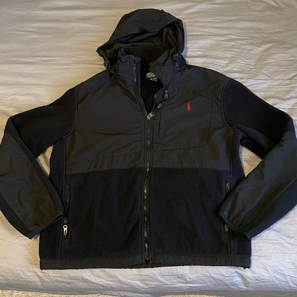 Vintage Polo Ralph Lauren Men's Black Performance Jacket